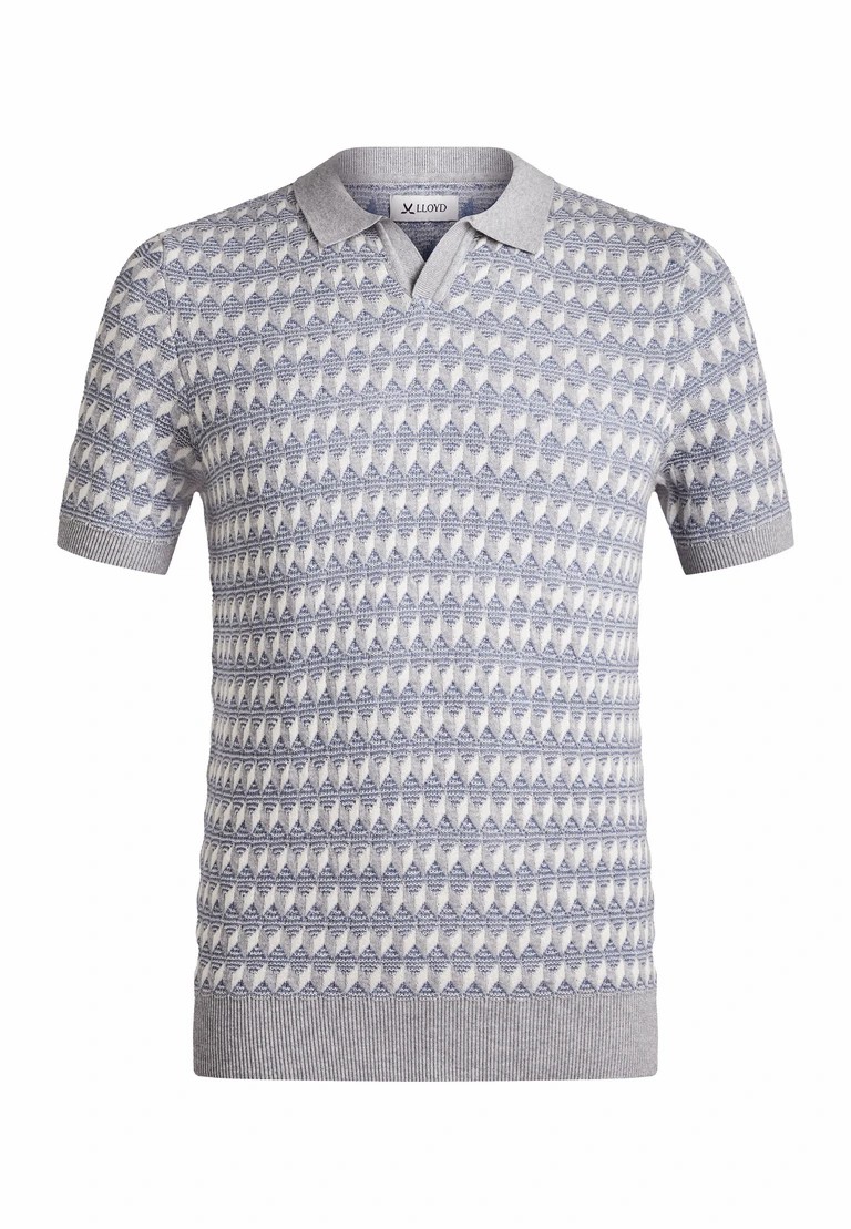 stickad v-ringad t-shirt