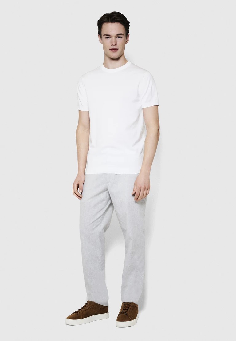rundhalsad t-shirt