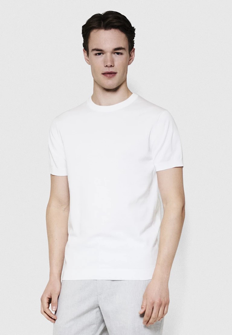 rundhalsad t-shirt