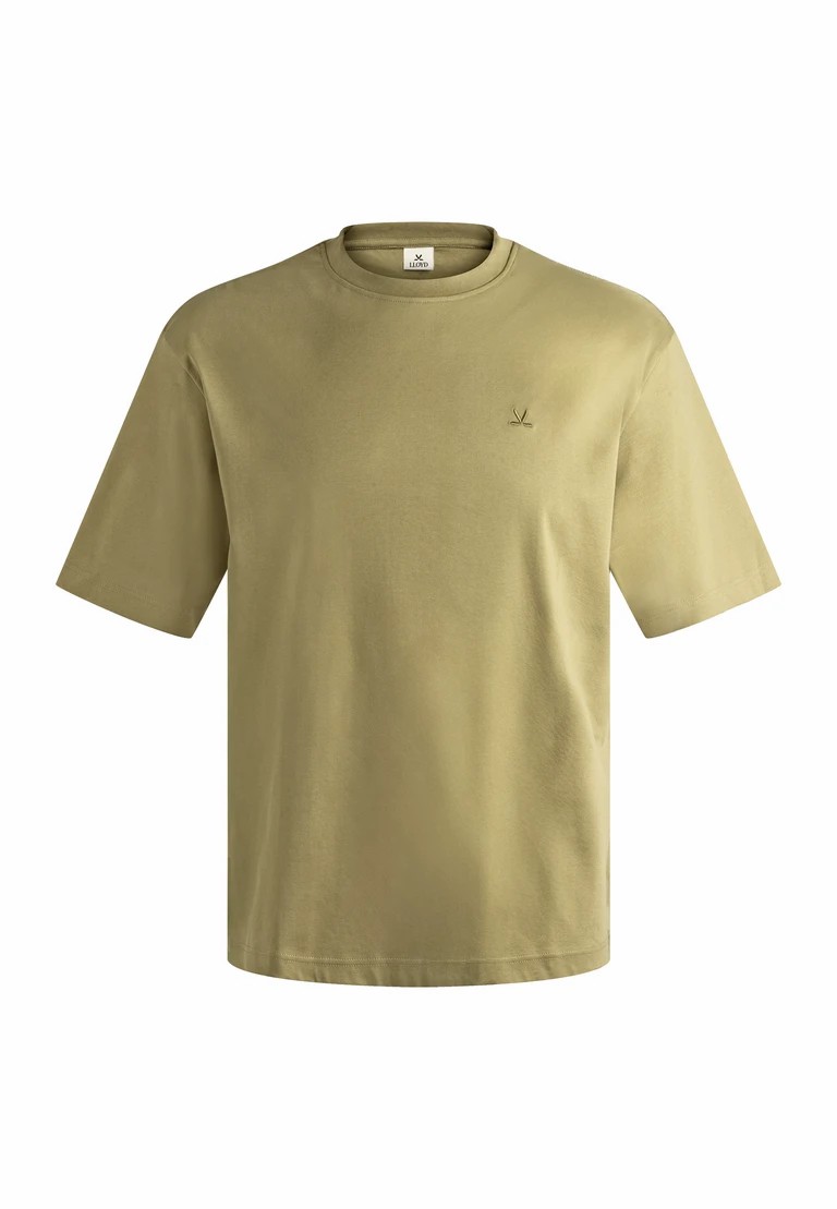 Överstorad rundhalsad t-shirt